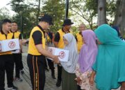 Polres Metro Depok Gelar Kurve Bersama, Bakti Sosial, Penanaman Pohon Serta Pembersihan Aliran Sungai
