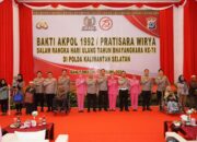 Menyongsong HUT ke-78 Bhayangkara, Akpol 1992 Pratisara Wirya Gelar Bakti Kesehatan di Kalsel