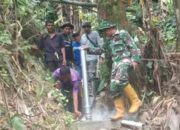Gunakan Pompa Hidram, Satgas TMMD Ke-121 Kodim 1402/Polman Hadirkan Air Bersih Untuk Warga Desa Kelapa Dua