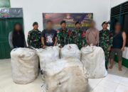 Penggagalan Penyelundupan Balpress Oleh Tim Gabungan TNI di Perbatasan RI-Malaysia