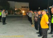 Cipta Kondisi,Kapolsek Pebayuran dan Kapolsek Kedungwaringin Pimpin Apel Gabungan Dalam Rangka Persiapan OKJ