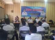 Kapolsek Pebayuran Hadiri Acara Rapat Minggon Tingkat Kecamatan