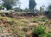 Longsor Ancam Sisi Jembatan Cipendawa Pacet, TPT Amblas dan Warga Minta Penanganan Darurat