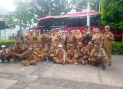 Ratusan Kades dan Perangkat Desa Se kab Garut kejakarta, Gelar Aksi Damai