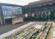 Digempur Tanpa Ampun: Satpol PP Cianjur Hancurkan 1,5 Juta Batang Rokok Ilegal dan 1.500 Liter Miras Jelang Nataru
