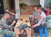 Komsos Babinsa kelurahan Harjamukti koramil 06 / Cimanggis Kodim 0508 / Depok