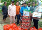 Partai Gerindra Berikan Bantuan Makanan Siap Saji Untuk Warga Terdampak Banjir