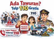 ” Telepon Gratis 110 Tuk Masyarakat 24 Jam “