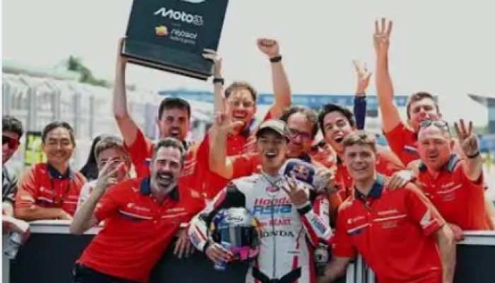 Raih Podium 3, Veda Cetak Sejarah Untuk Indonesia Di Ajang Bergengsi MotoGP kelas Moto3 