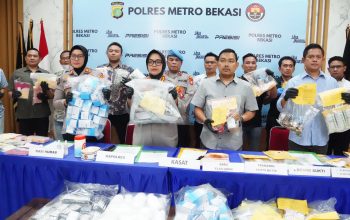 Polres Metro Bekasi Ungkap 47 Kasus Narkotika dan Obat Keras Ilegal, Selamatkan Ribuan Jiwa
