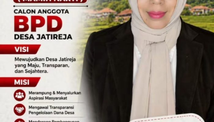 Calon Anggota BPD Desa Jatireja, Narti Siti Fachriyati Siap Bawa Perubahan Positif