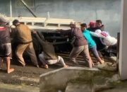 Truk Semen Mundur di Tanjakan Pacet, Pendaki Asal Tangerang Tewas Terlindas