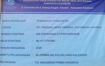 IPA PDAM Resmi Direalisasikan di Desa Cisarua, Warga Rasakan Manfaat Besar