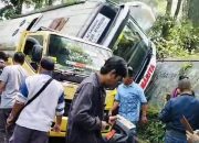 Bus Diduga Rem Blong di Jalur Puncak-cianjur, Puluhan Penumpang Luka: Pengawasan Angkutan Disorot