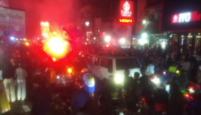Polres Cianjur Siaga Penuh Amankan Euforia Kemenangan Persib di Cipanas