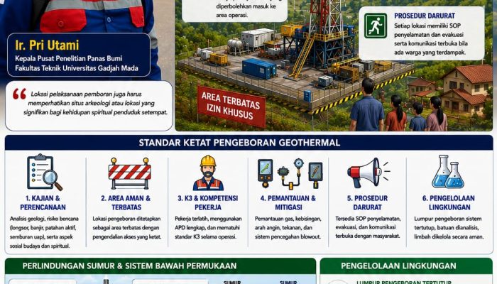 UGM Paparkan Sistem Keamanan Ketat Pengeboran Geothermal, Tekankan Perlindungan Warga dan Lingkungan