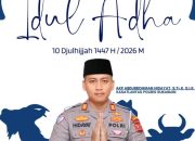 Satlantas Polres Sukabumi Tebar Pesan Damai di Hari Raya Idul Adha 1447 H