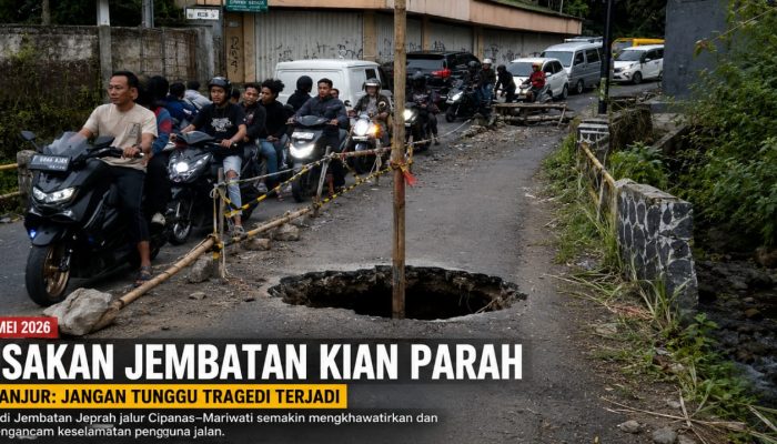 Kerusakan Jembatan Kian Parah, Warga Cianjur: Jangan Tunggu Tragedi Terjadi