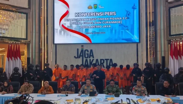 Polda Metro Jaya Ungkap 127 Kasus Kejahatan 3C, 173 Tersangka Diamankan
