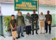 Purna Tugas Penuh Haru, Dua Prajurit Senior Koramil Cipanas Dilepas Usai Puluhan Tahun Mengabdi