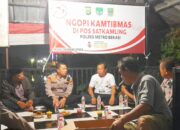 Menjalin Silaturahmi Dengan Warga, Polsek Cikarang Utara Sambangi Poskamling Lavender